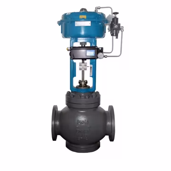 Válvula de controle de diafragma pneumático de aço inoxidável/aço carbono