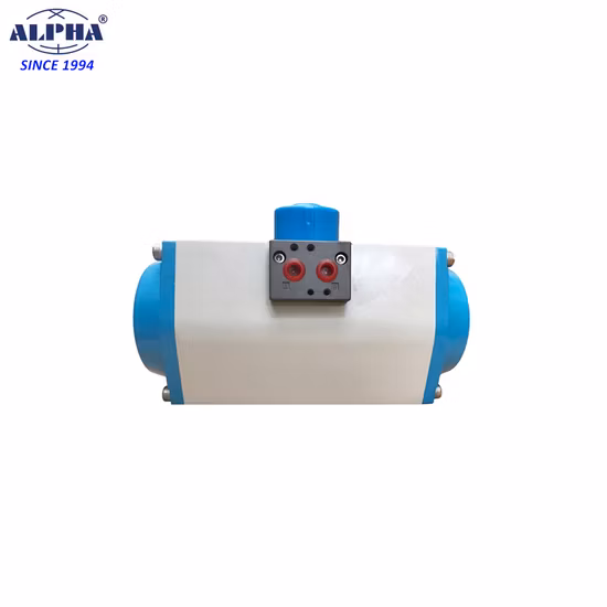 Atuador pneumático rotativo de 90 graus série Alpha C para válvula de controle de válvula de esfera