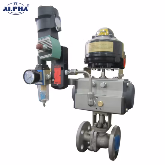 Válvula pneumática Alpha C Black Rt110 K10 de simples ação com conjuntos de ar SMC